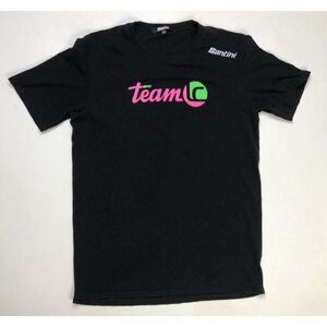 SMS Santini Team Leanda Cave Foundation Graphic T-shirt Women XS Black